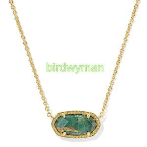 Elisa Gold Short Pendant Necklace